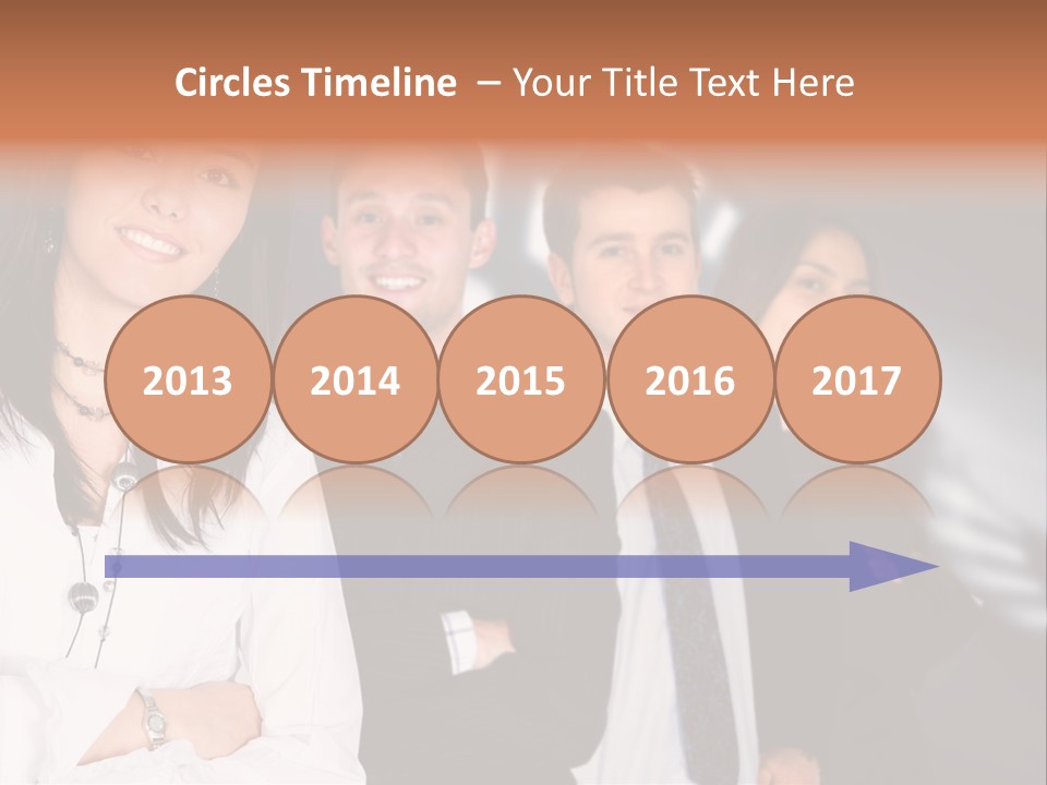 Partners Glasses Team PowerPoint Template
