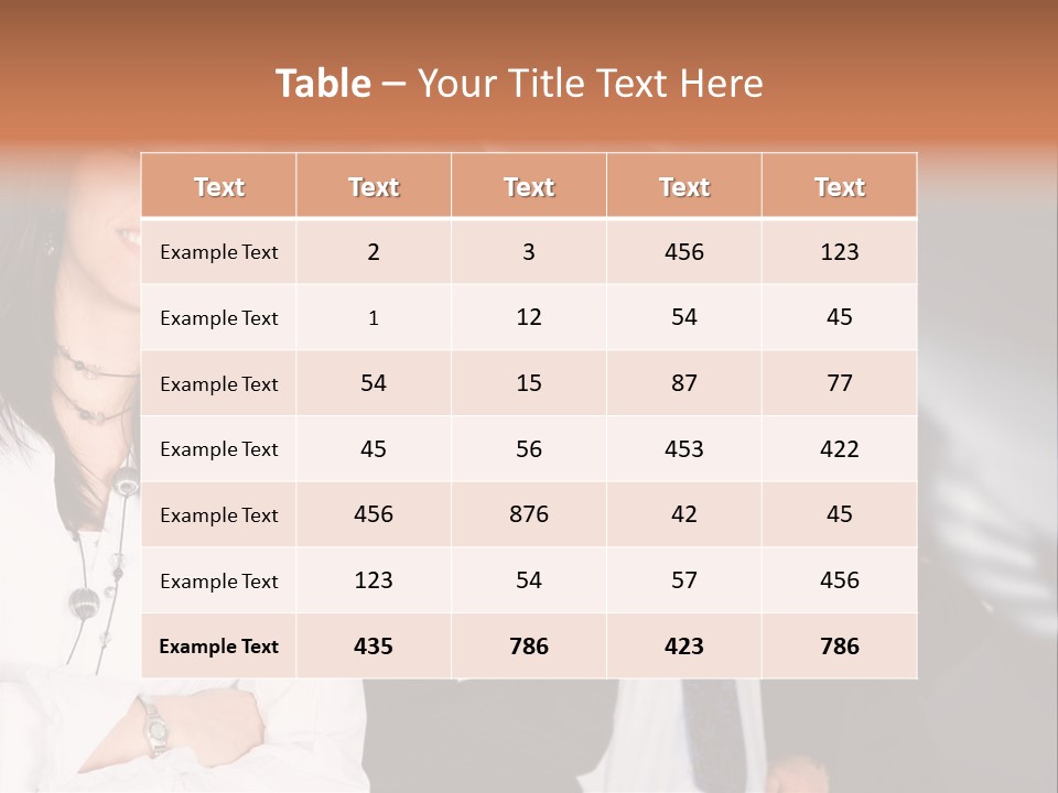 Partners Glasses Team PowerPoint Template