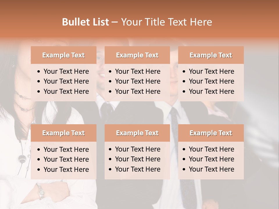 Partners Glasses Team PowerPoint Template