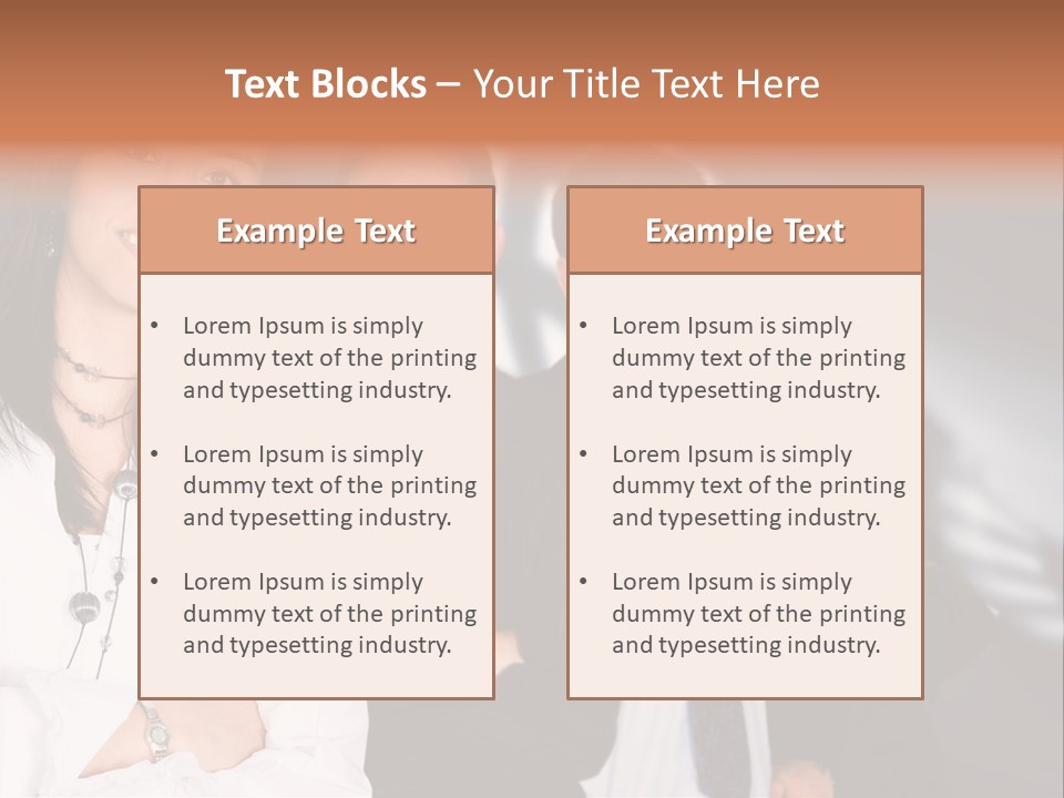 Partners Glasses Team PowerPoint Template