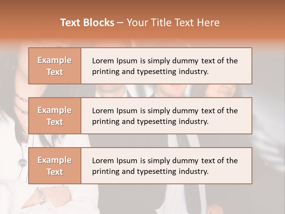 Partners Glasses Team PowerPoint Template