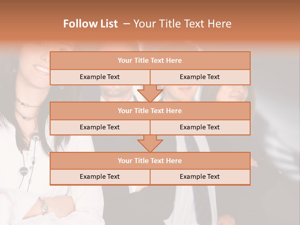 Partners Glasses Team PowerPoint Template