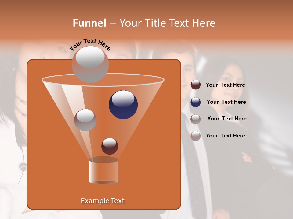 Partners Glasses Team PowerPoint Template