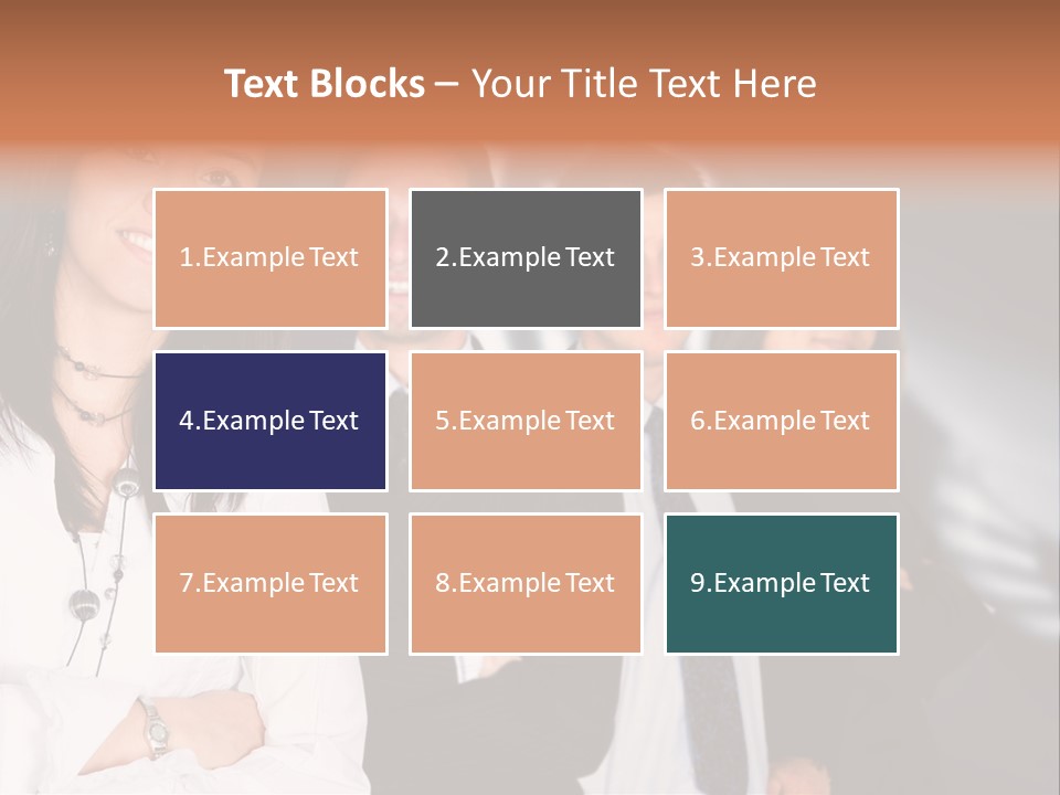 Partners Glasses Team PowerPoint Template