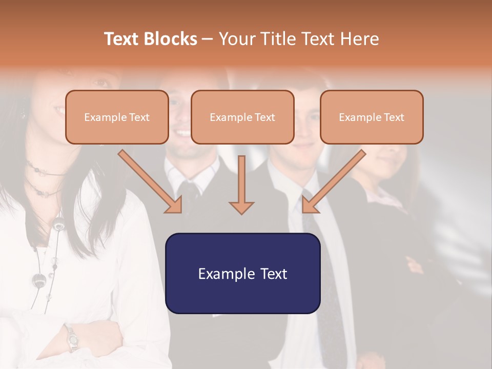 Partners Glasses Team PowerPoint Template