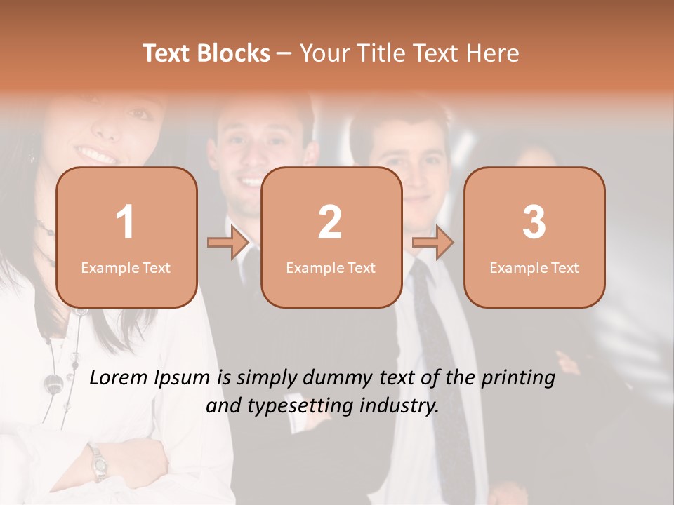 Partners Glasses Team PowerPoint Template