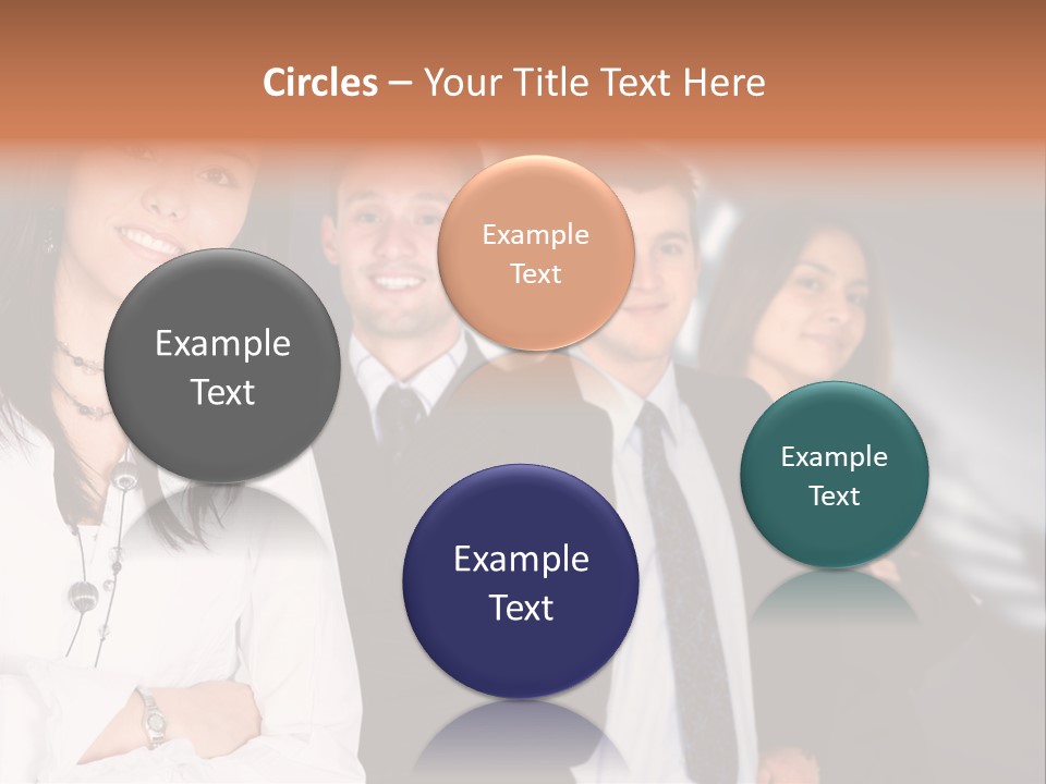 Partners Glasses Team PowerPoint Template