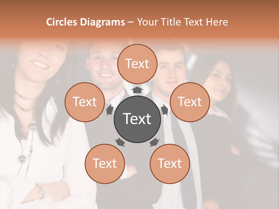 Partners Glasses Team PowerPoint Template