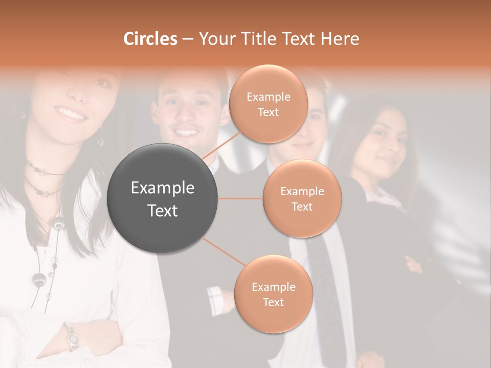 Partners Glasses Team PowerPoint Template