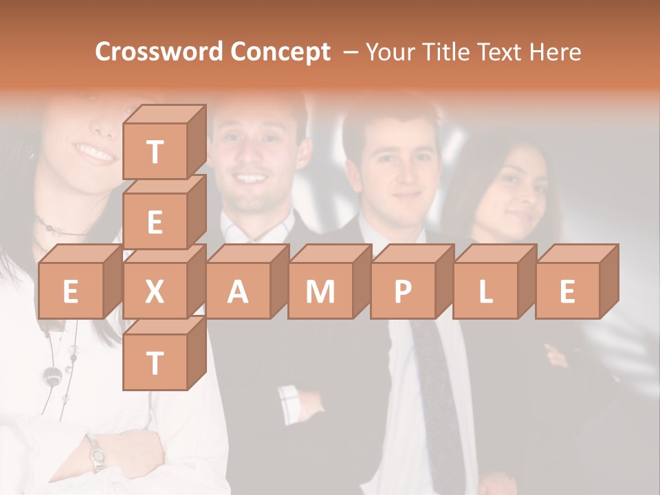 Partners Glasses Team PowerPoint Template