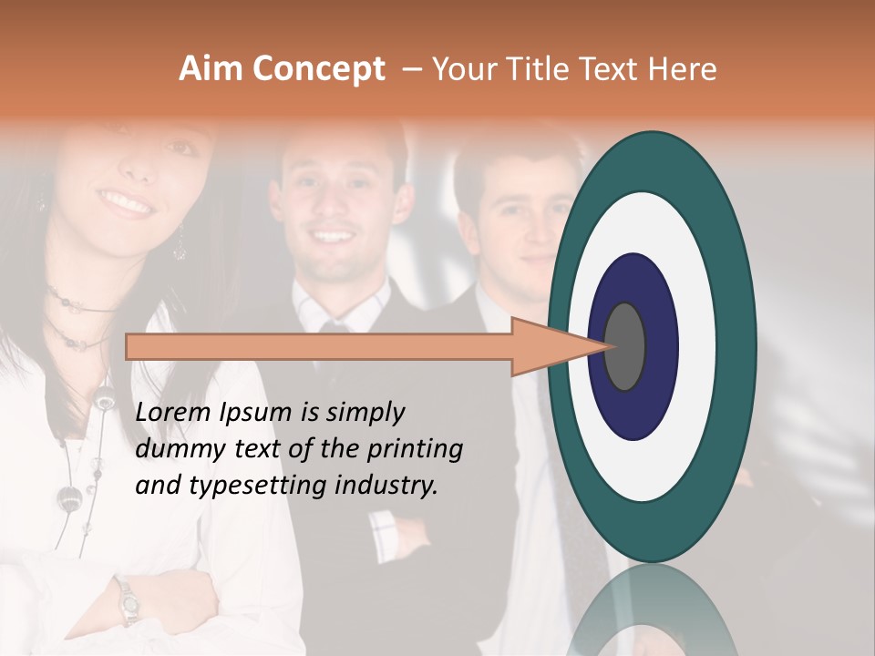 Partners Glasses Team PowerPoint Template