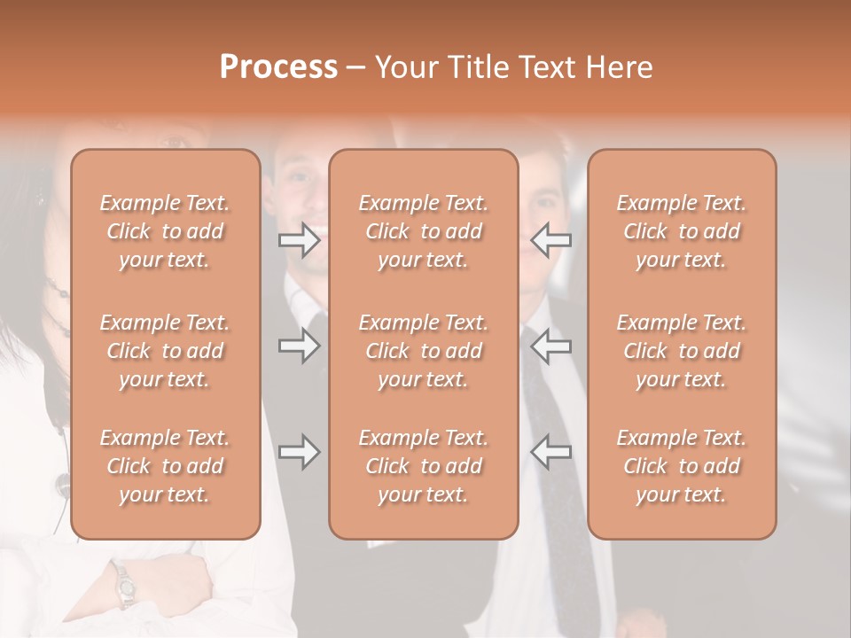 Partners Glasses Team PowerPoint Template