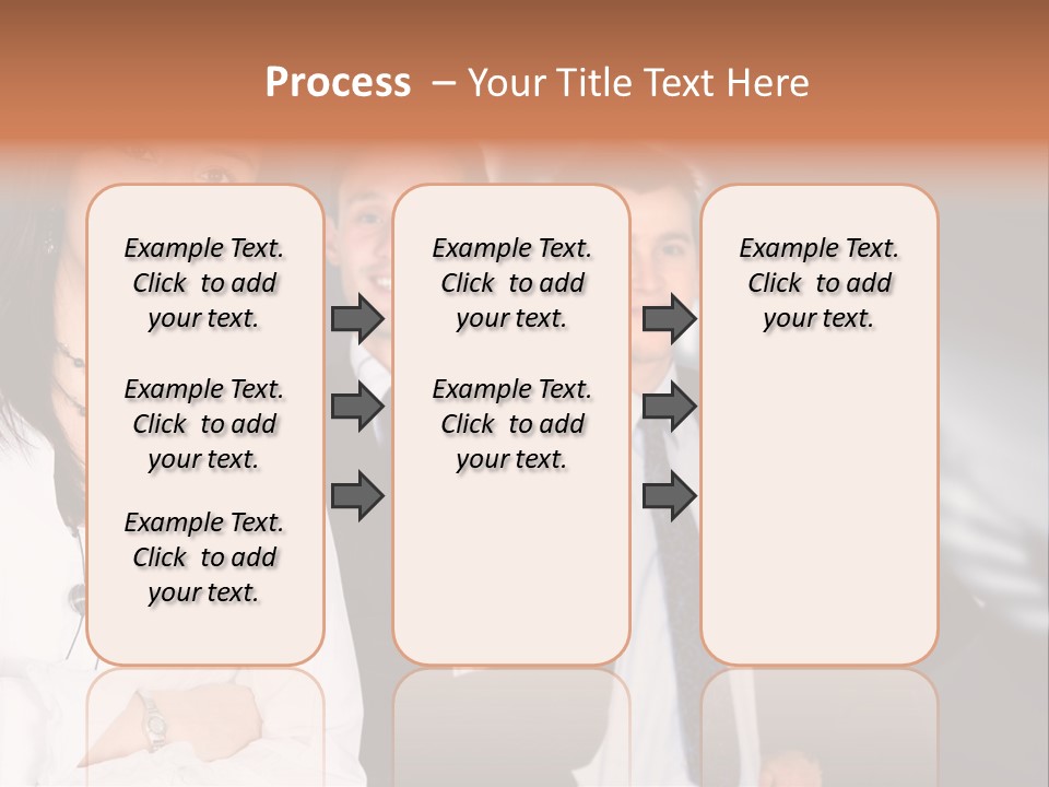 Partners Glasses Team PowerPoint Template