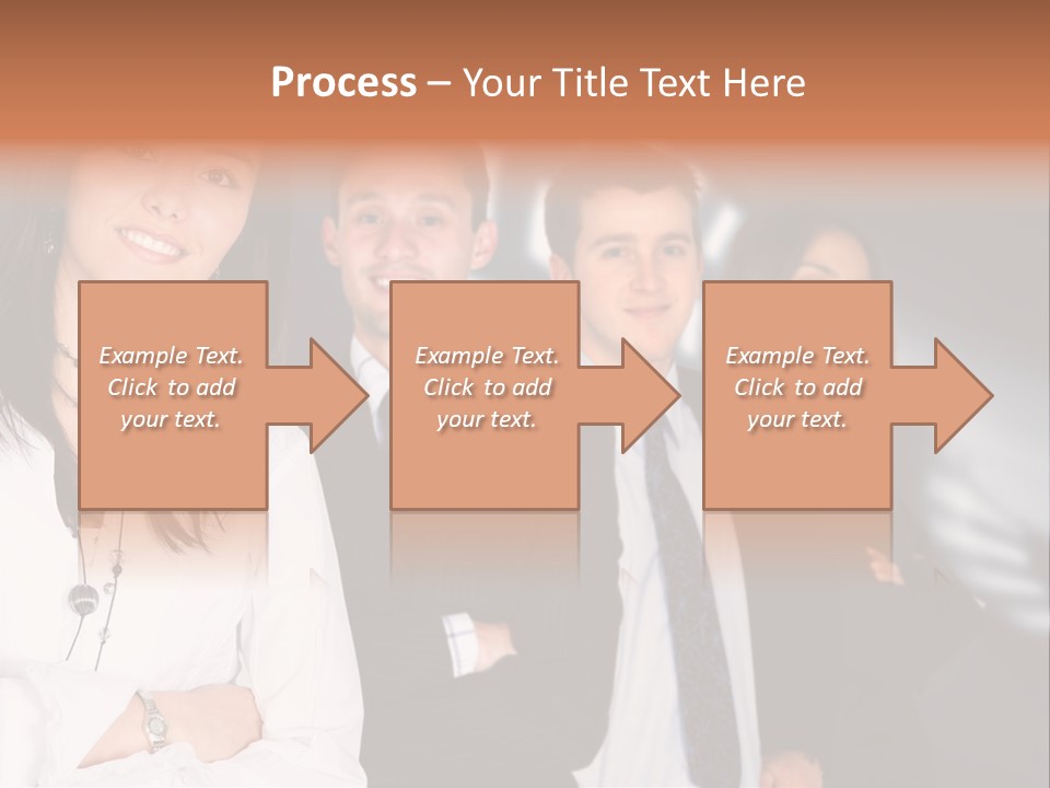 Partners Glasses Team PowerPoint Template
