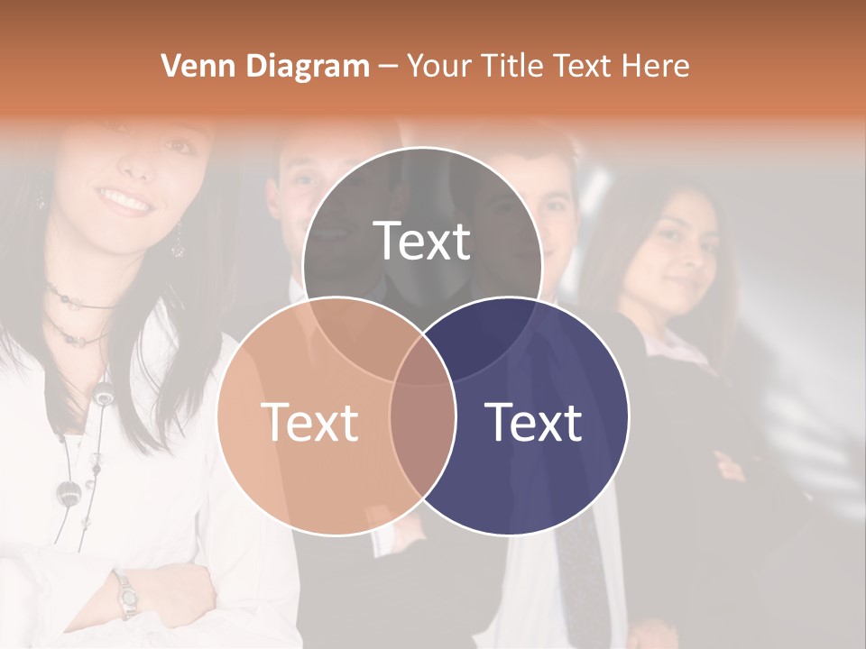 Partners Glasses Team PowerPoint Template