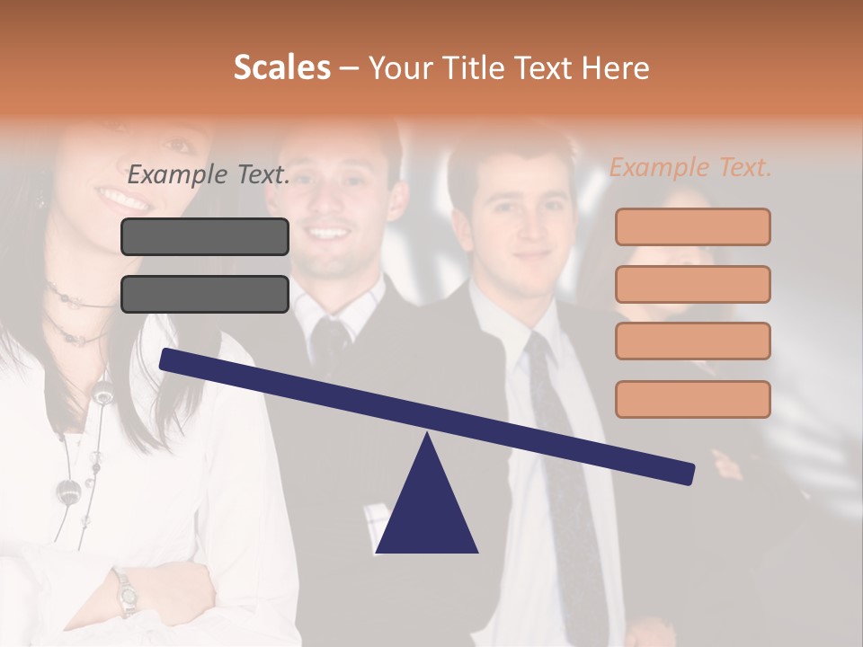 Partners Glasses Team PowerPoint Template