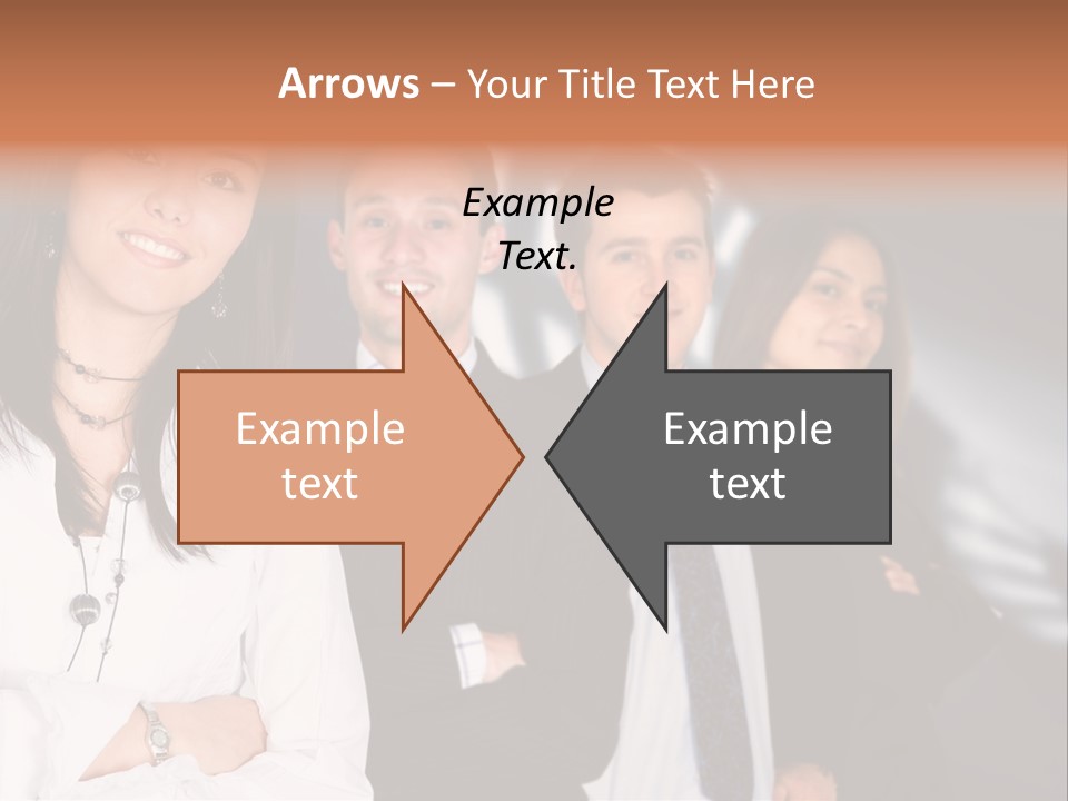 Partners Glasses Team PowerPoint Template