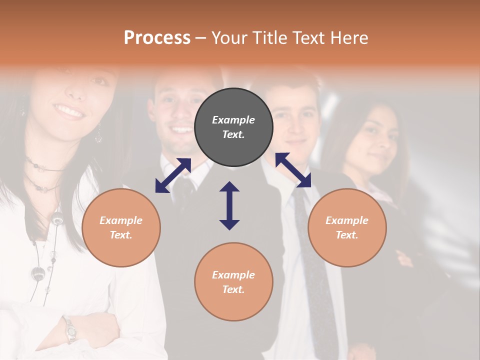 Partners Glasses Team PowerPoint Template