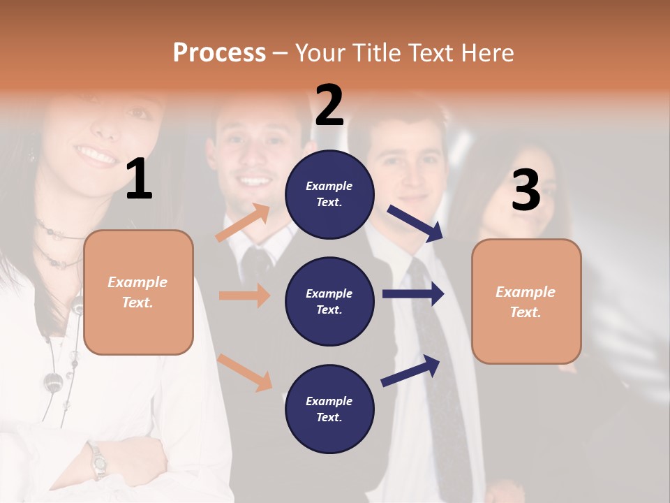 Partners Glasses Team PowerPoint Template