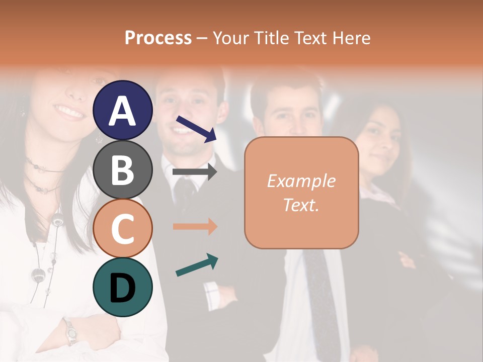 Partners Glasses Team PowerPoint Template