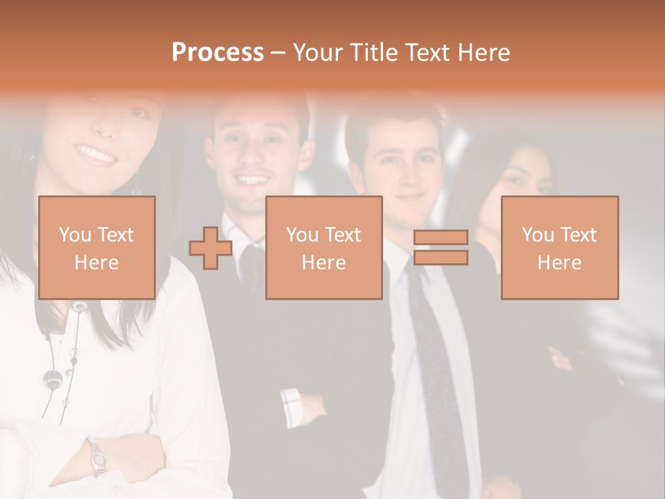 Partners Glasses Team PowerPoint Template