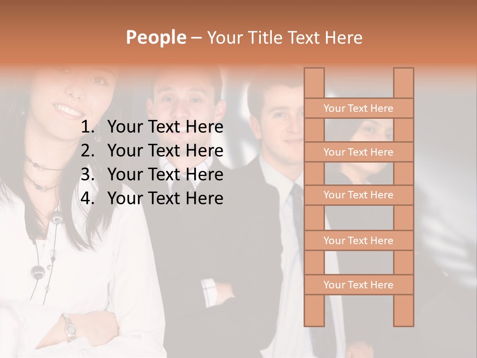 Partners Glasses Team PowerPoint Template