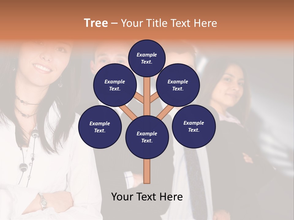 Partners Glasses Team PowerPoint Template