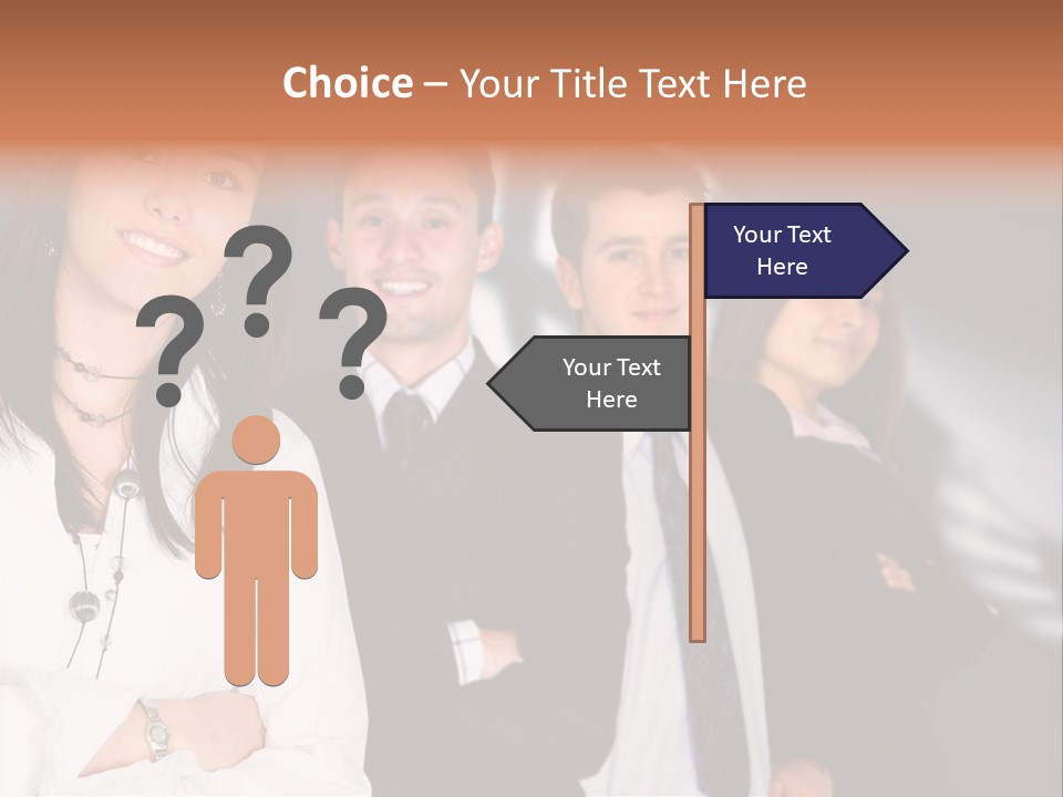Partners Glasses Team PowerPoint Template