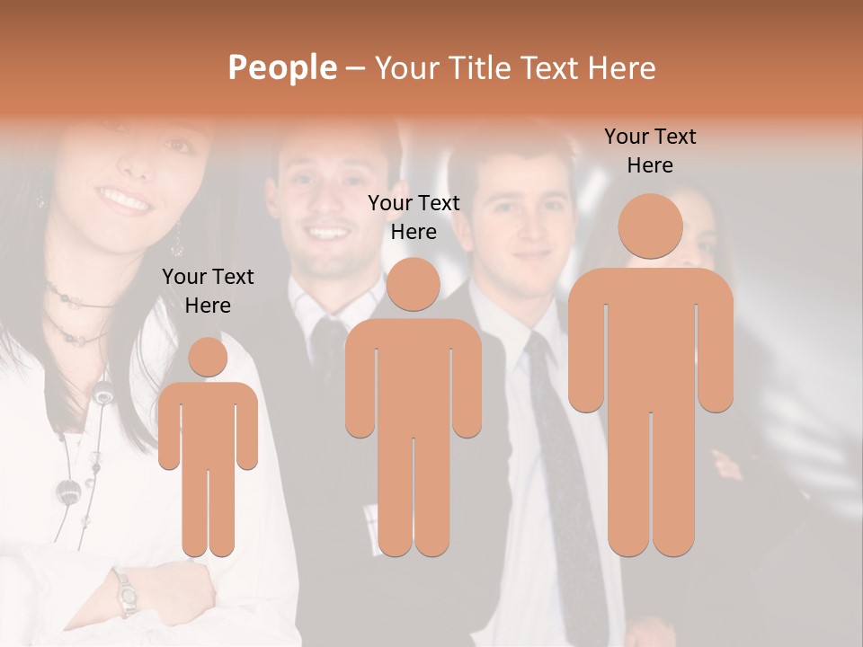 Partners Glasses Team PowerPoint Template