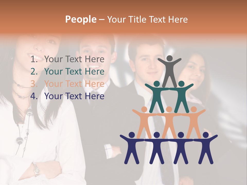 Partners Glasses Team PowerPoint Template