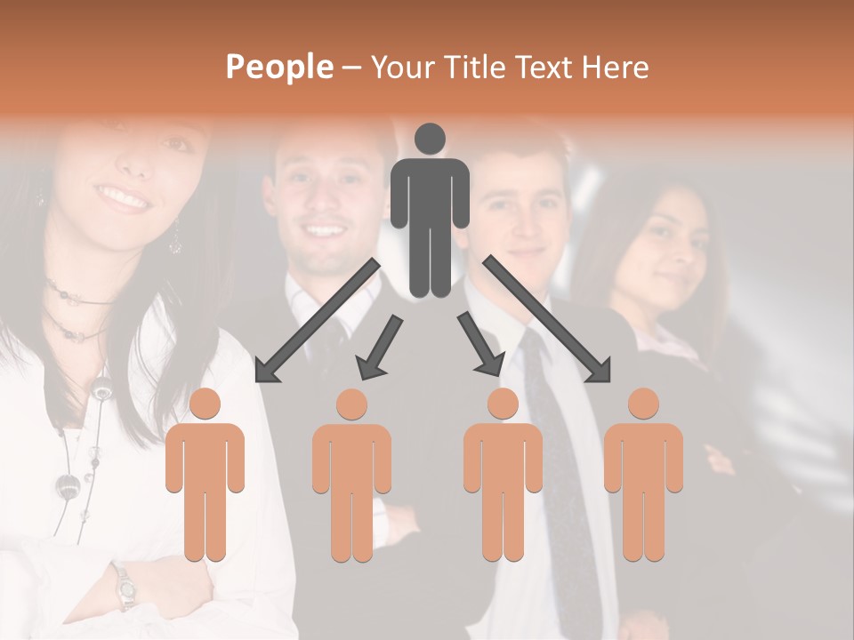 Partners Glasses Team PowerPoint Template