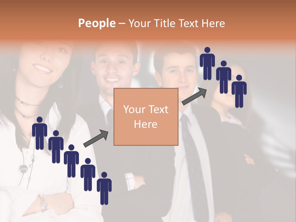 Partners Glasses Team PowerPoint Template