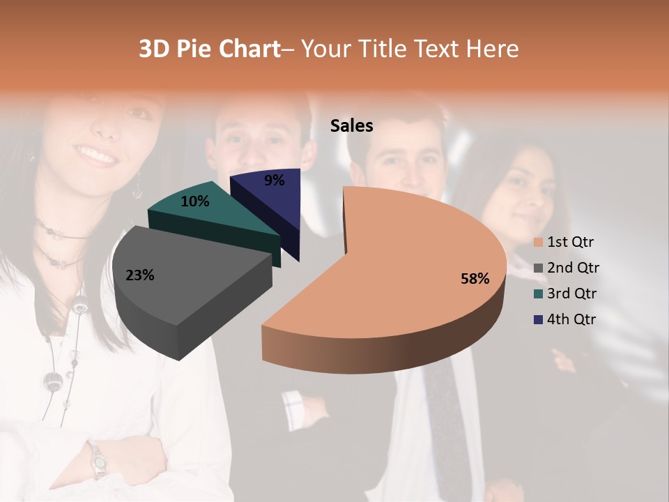 Partners Glasses Team PowerPoint Template