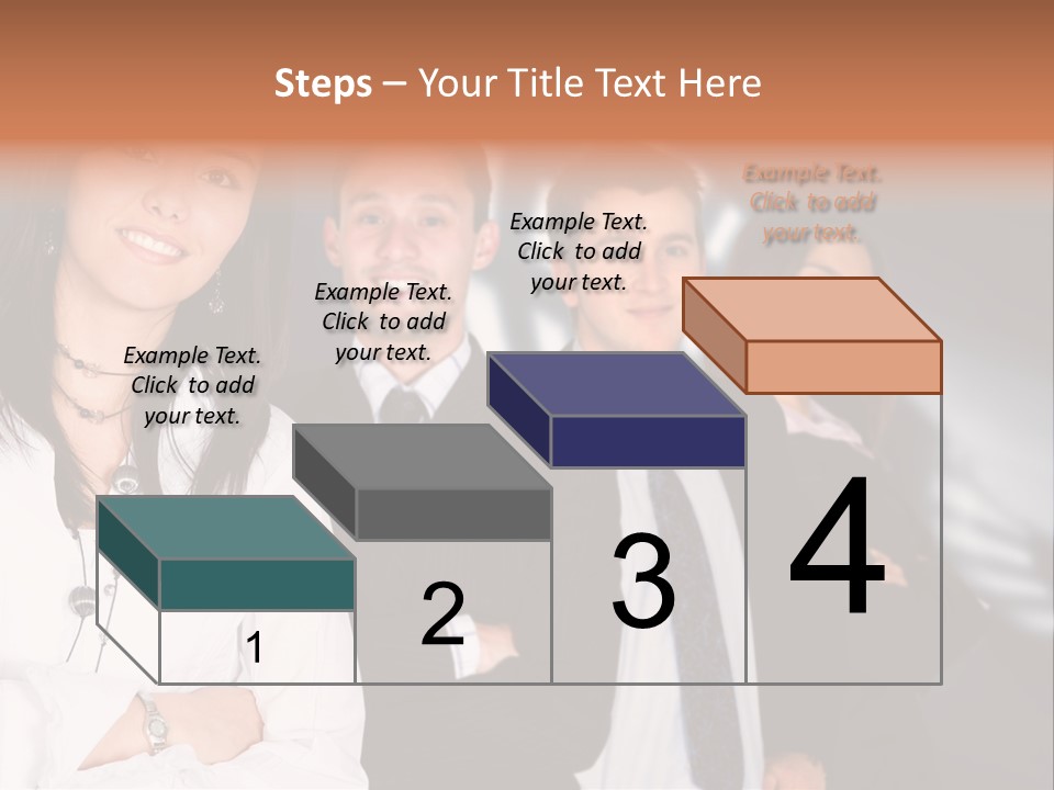 Partners Glasses Team PowerPoint Template