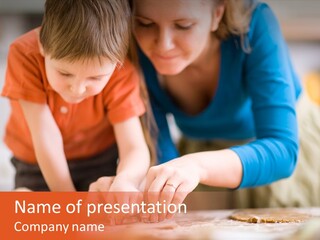 Expression Kitchen Happy PowerPoint Template