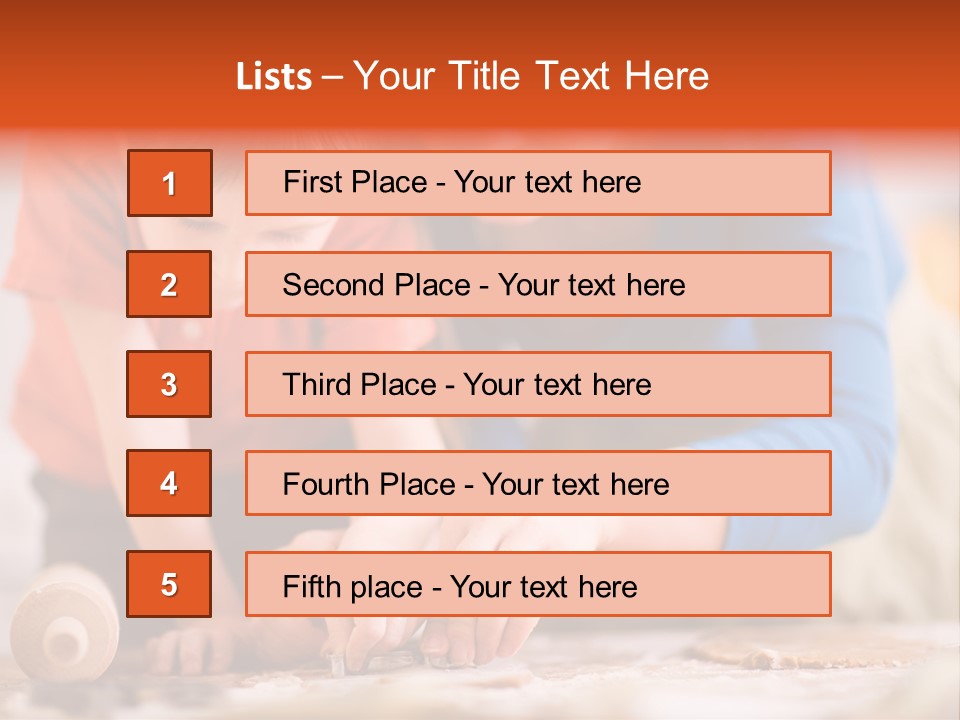 Expression Kitchen Happy PowerPoint Template