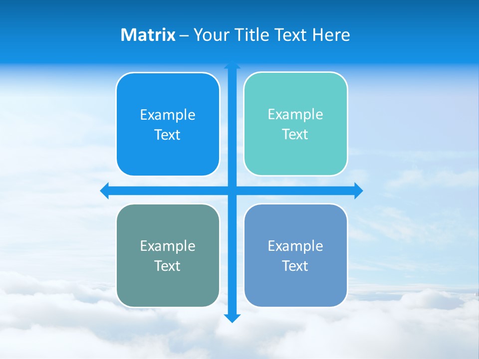 Peace Window Sun PowerPoint Template