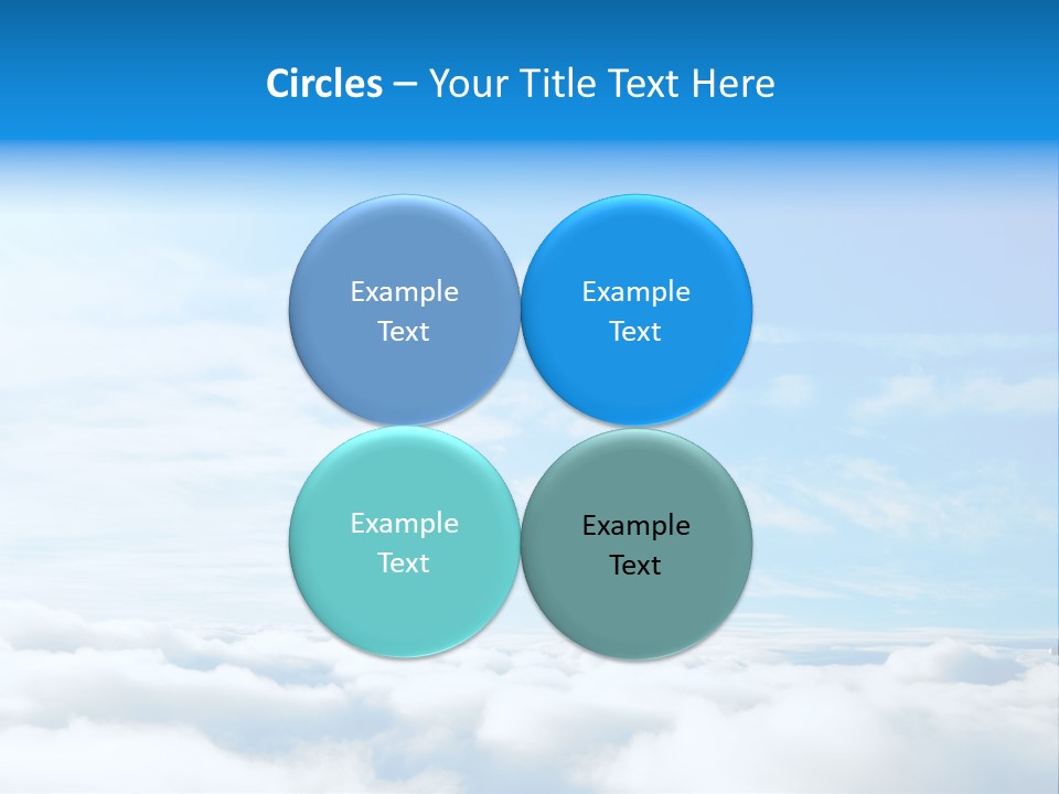 Peace Window Sun PowerPoint Template