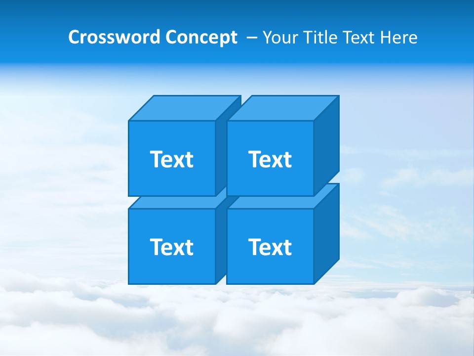 Peace Window Sun PowerPoint Template