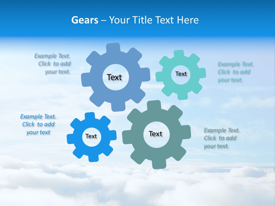 Peace Window Sun PowerPoint Template