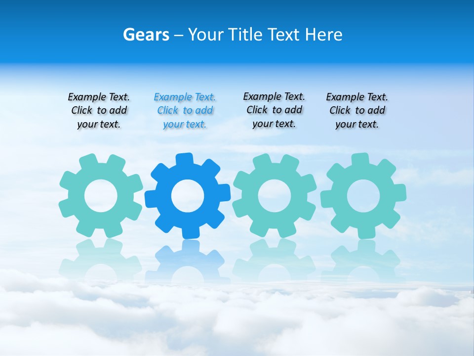 Peace Window Sun PowerPoint Template