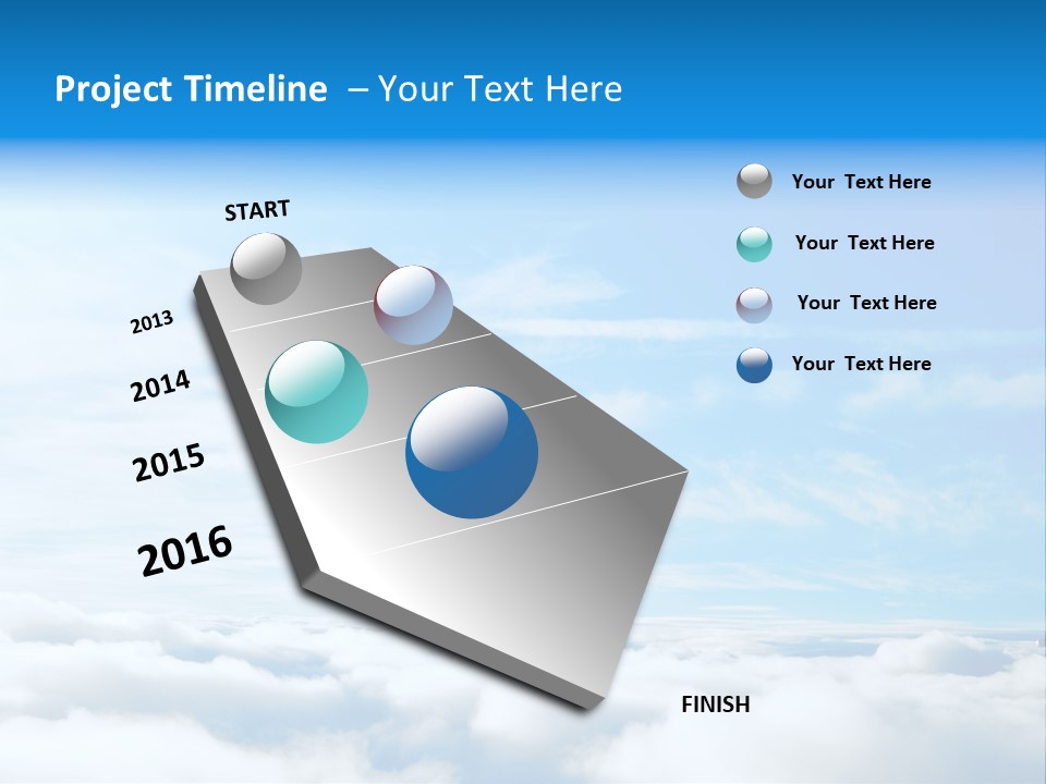 Peace Window Sun PowerPoint Template