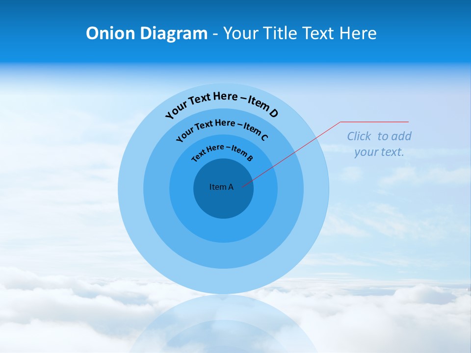 Peace Window Sun PowerPoint Template