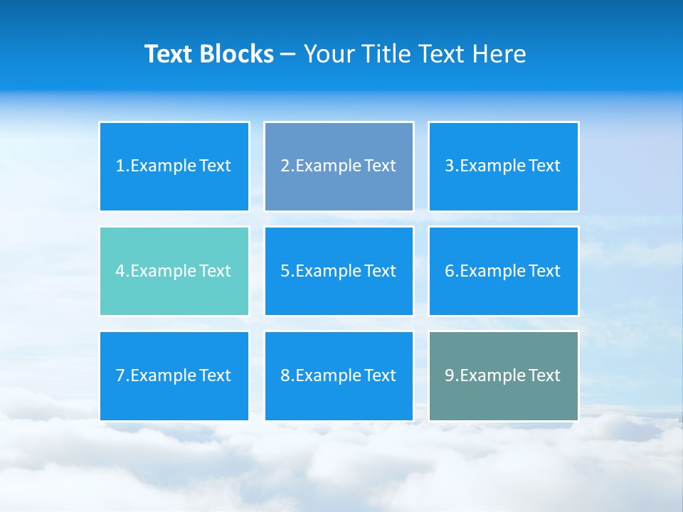 Peace Window Sun PowerPoint Template