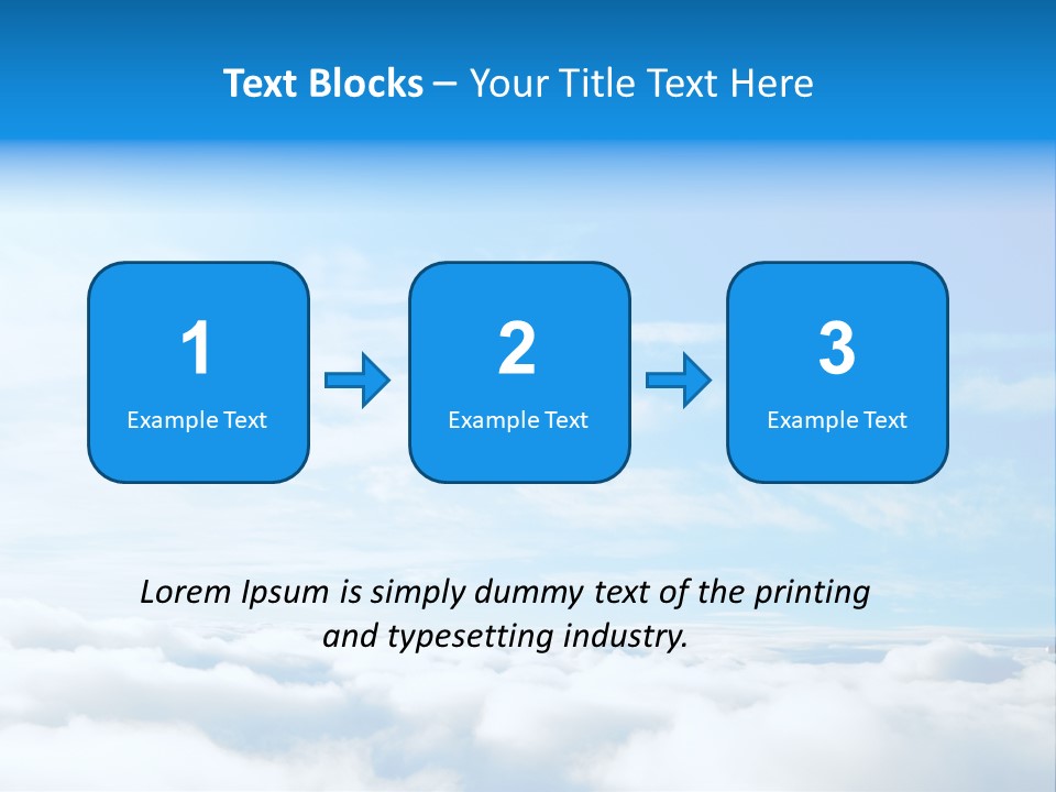 Peace Window Sun PowerPoint Template