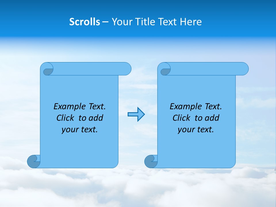Peace Window Sun PowerPoint Template