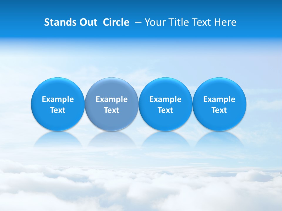 Peace Window Sun PowerPoint Template