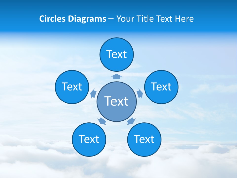 Peace Window Sun PowerPoint Template