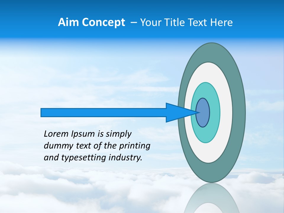 Peace Window Sun PowerPoint Template