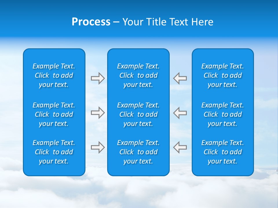 Peace Window Sun PowerPoint Template